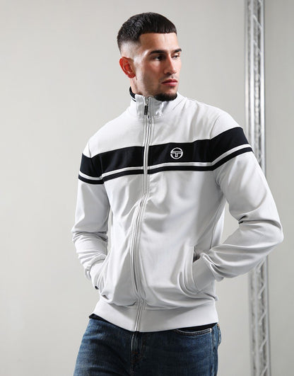 Sergio Tacchini Damarindo Track Top Glacier Grey/Black