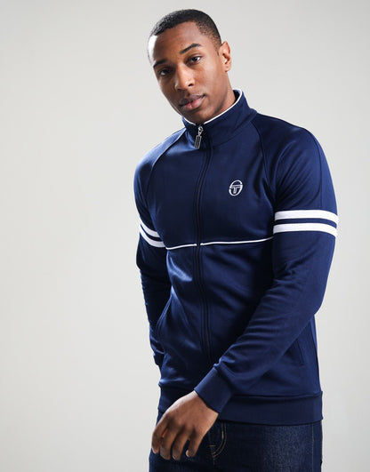 Sergio Tacchini Orion Track Top Maritime Blue/White