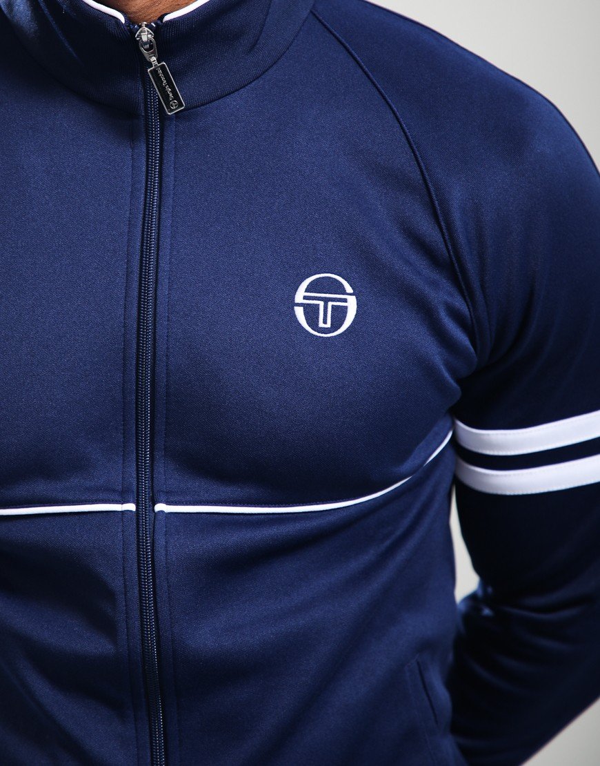 Sergio Tacchini Orion Track Top Maritime Blue/White