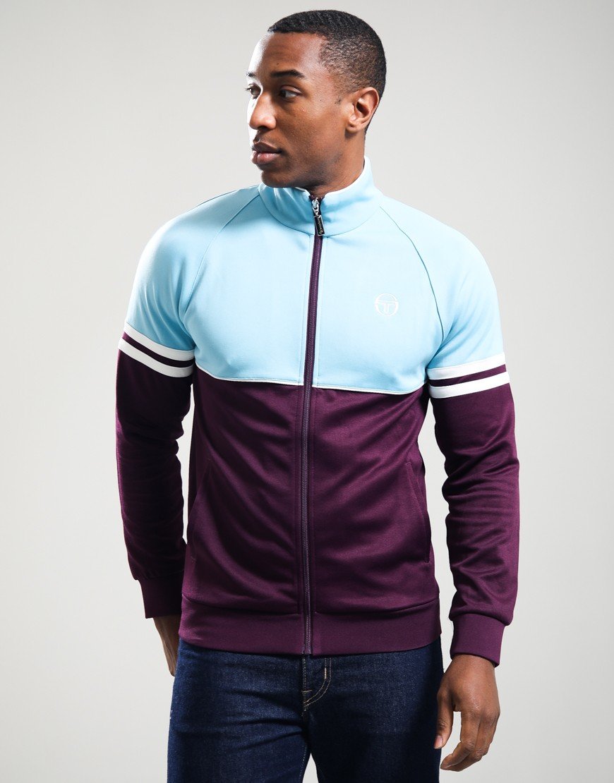 Sergio Tacchini Orion Track Top Milky Blue/Winter Bloom/Gardenia