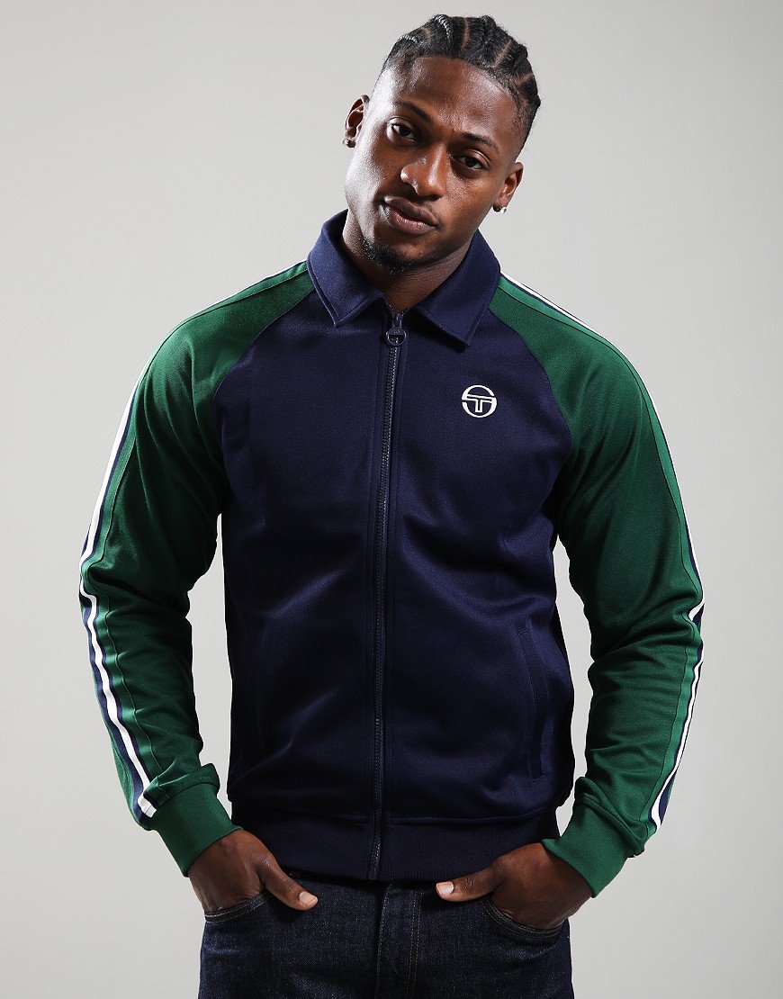 Sergio Tacchini Renshaw Track Top Maritime Blue/Eden