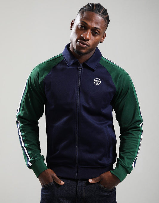 Sergio Tacchini Renshaw Track Top Maritime Blue/Eden