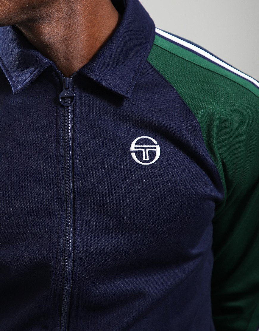Sergio Tacchini Renshaw Track Top Maritime Blue/Eden