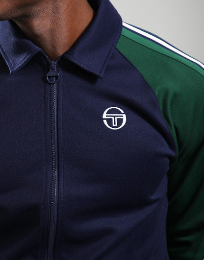 Sergio Tacchini Renshaw Track Top Maritime Blue/Eden