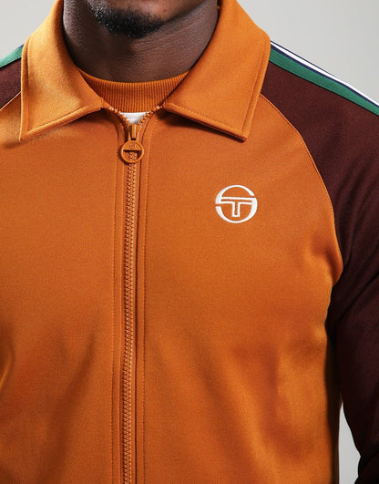 Sergio Tacchini Renshaw Track Top Pumpkin Spice/Bitter Chocolate