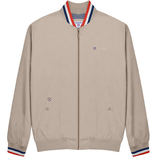 Lambretta Triple Tipped Monkey Jacket Stone (Red/White/Navy)