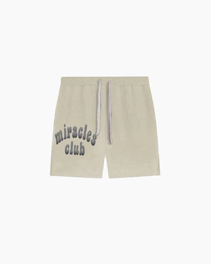 Miracles Puff Shorts Stone