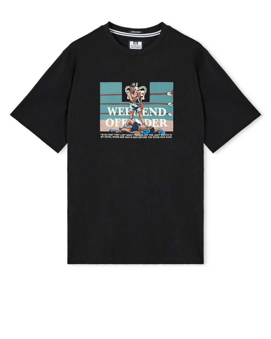 Weekend Offender Summus Graphic T-Shirt Black