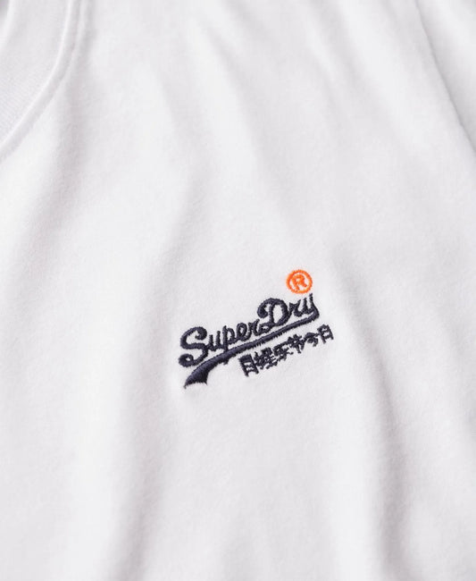 Superdry Essential Logo Embroidered T-Shirt Optic