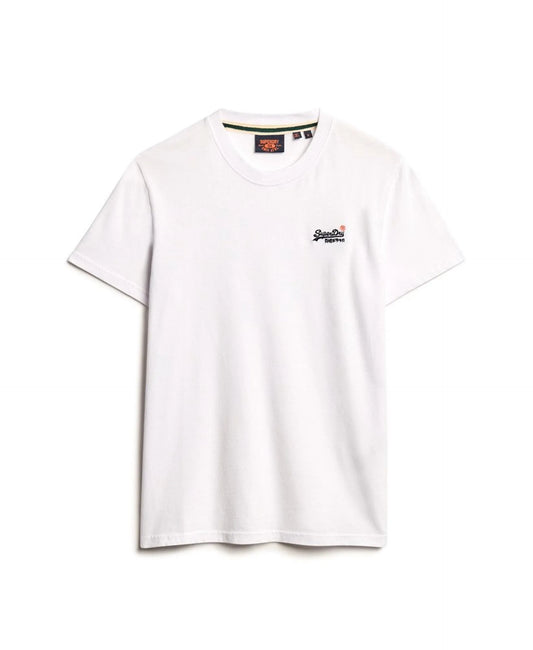 Superdry Essential Logo Embroidered T-Shirt Optic