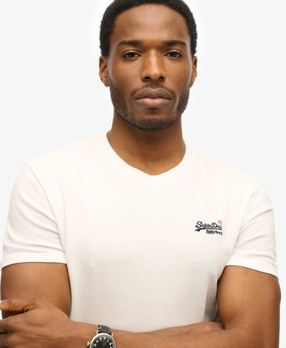 Superdry Essential Logo Embroidered T-Shirt Optic