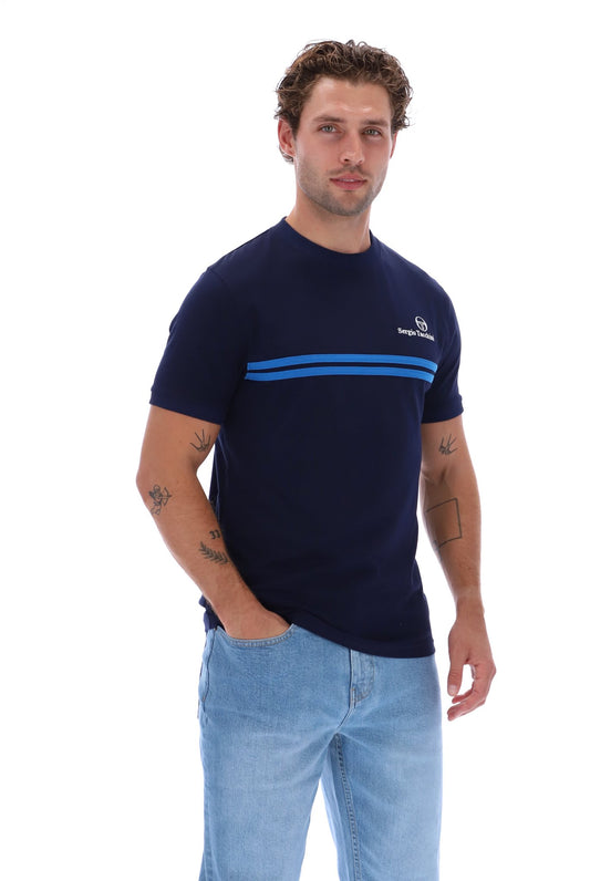 Sergio Tacchini New Supermac T-Shirt Maritime Blue/Princess Blue