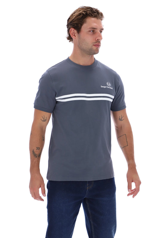 Sergio Tacchini New Supermac T-Shirt Turbulence/White/Black