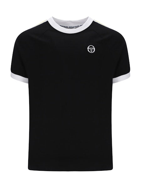 Sergio Tacchini Pino Ringer T-Shirt Black/White