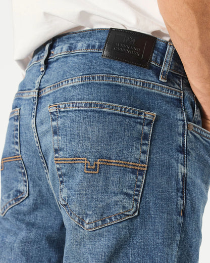 Weekend Offender Loose Fit Denim Jeans Washed Vintage