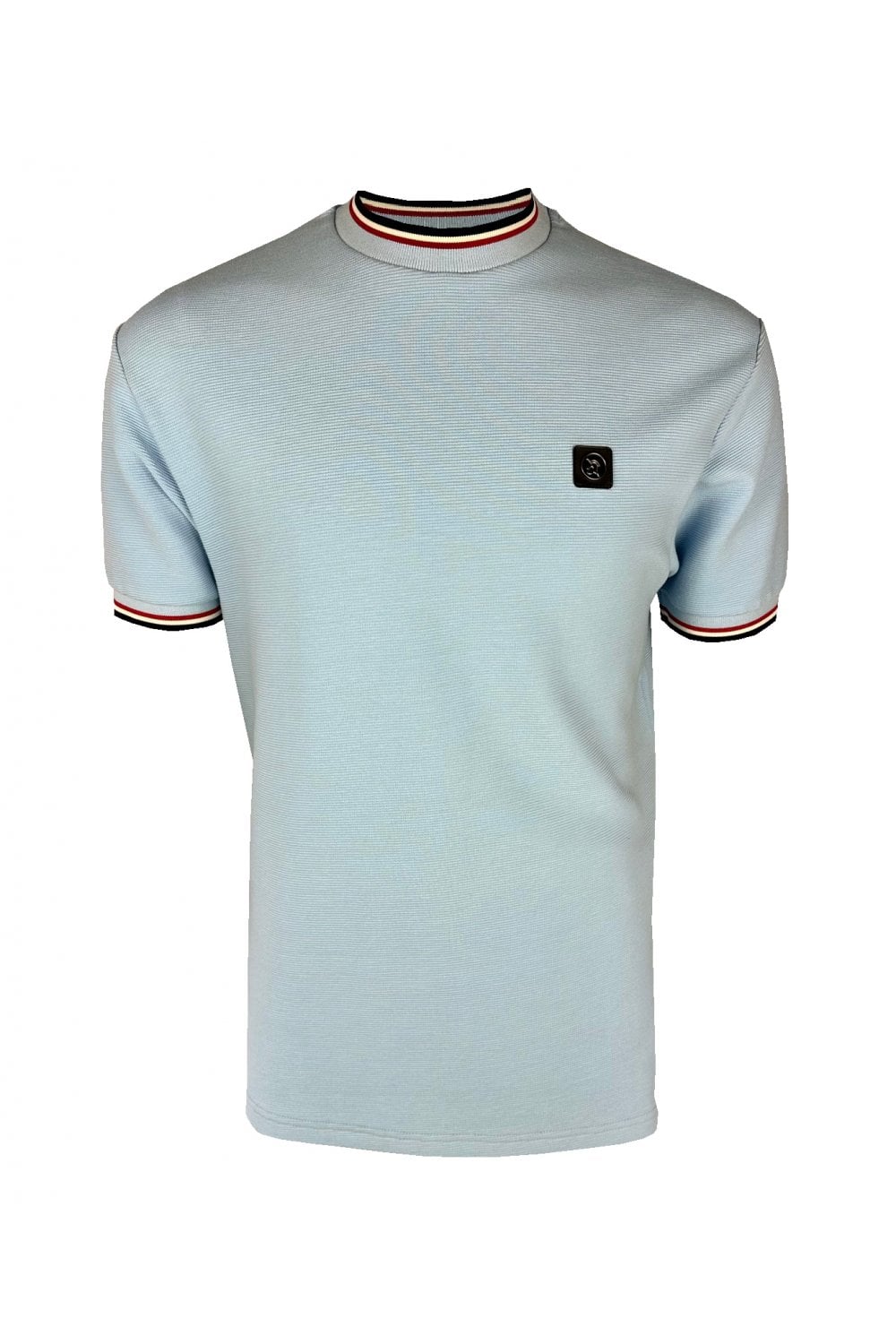 Trojan Ottoman Rib T-Shirt Powder