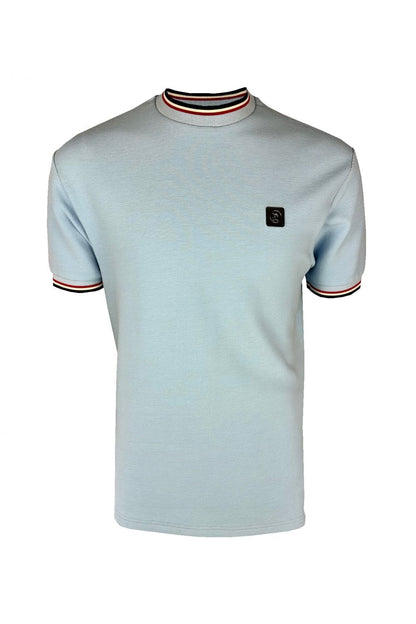 Trojan Ottoman Rib T-Shirt Powder
