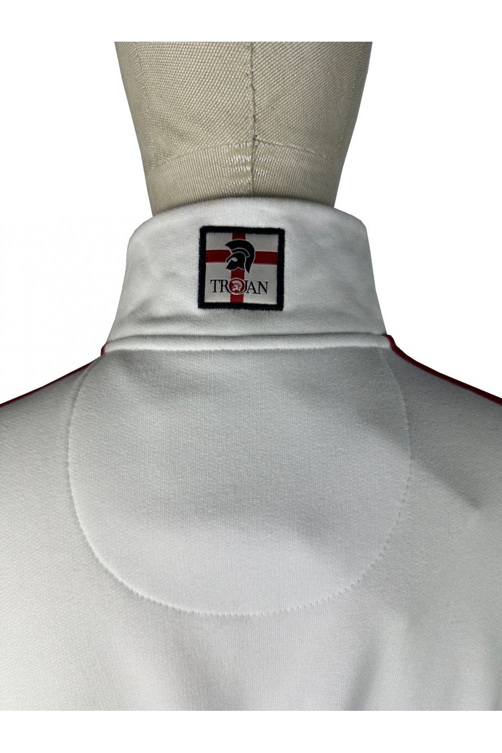 Trojan Quarter Zip St George Sweat White