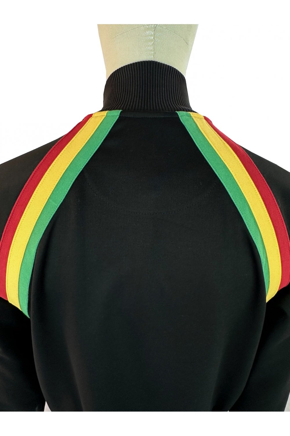 Trojan Raglan Taped Track Top Rasta/Black