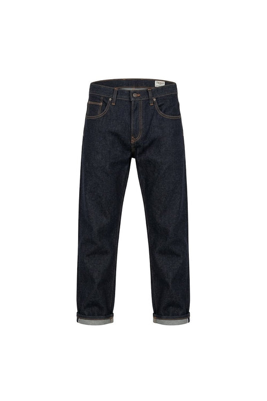 Trojan Signature Orange Stitch Zip Fly Jeans Rinse