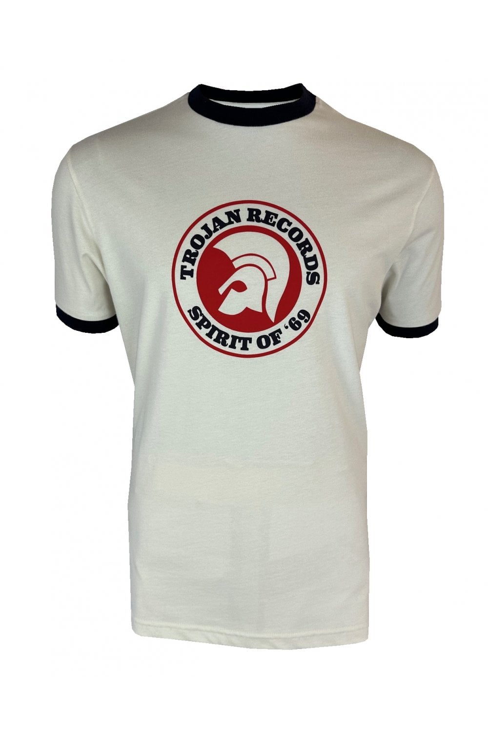 Trojan Spirit Of '69 Logo T-Shirt Ecru