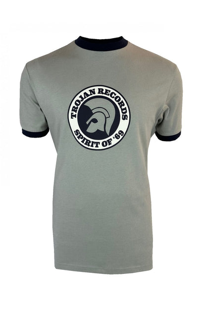 Trojan Spirit Of '69 Logo T-Shirt Grey