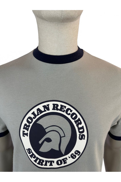 Trojan Spirit Of '69 Logo T-Shirt Grey