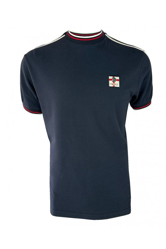 Trojan St George Bade Pique T-Shirt Navy