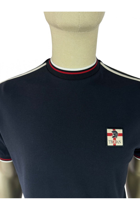 Trojan St George Bade Pique T-Shirt Navy