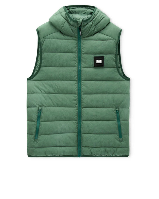 Weekend Offender Toronto Hooded Gilet Thyme