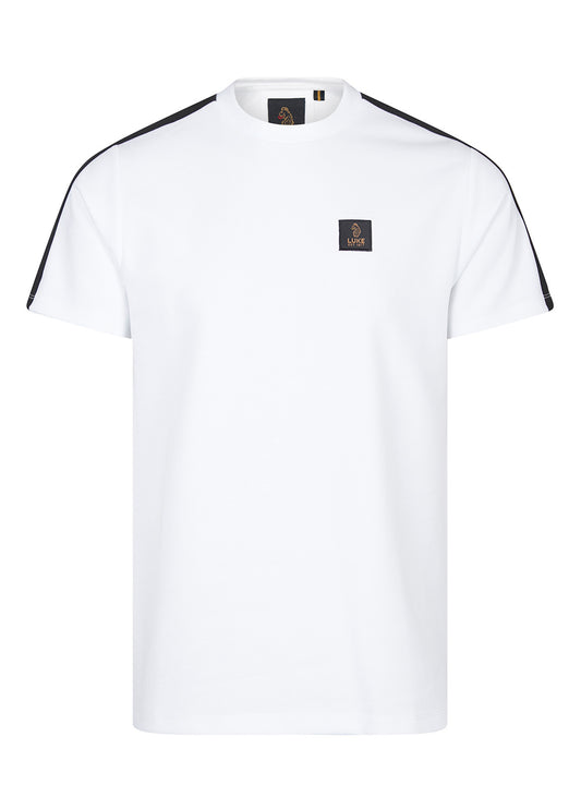 Luke 1977 Imperial 1000 Trim Tape T-Shirt White