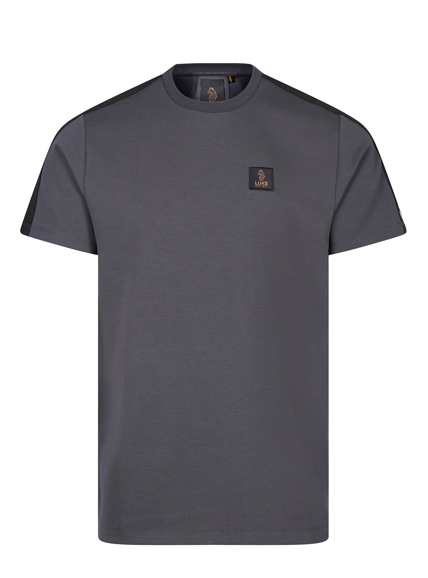 Luke 1977 Imperial 1000 Trim Tape T-Shirt Charcoal