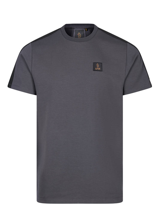 Luke 1977 Imperial 1000 Trim Tape T-Shirt Charcoal
