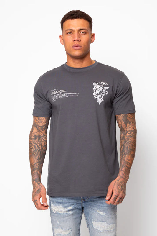 Valere Milano Nesti T-Shirt Charcoal