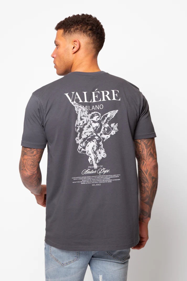 Valere Milano Nesti T-Shirt Charcoal