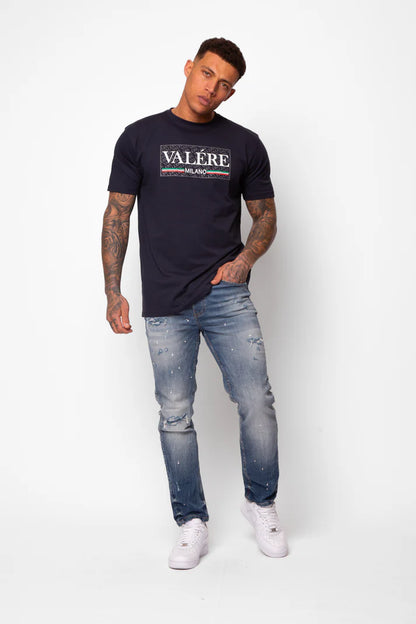 Valere Milano Aristide T-Shirt Navy