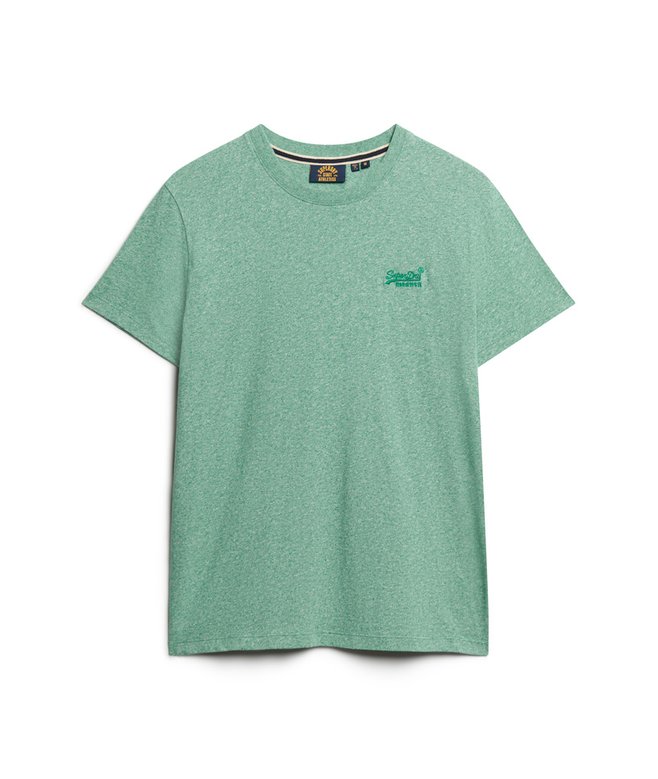 Superdry Essential Logo Embroidered T-Shirt Bright Green Grit