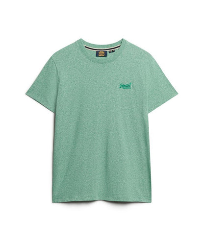 Superdry Essential Logo Embroidered T-Shirt Bright Green Grit