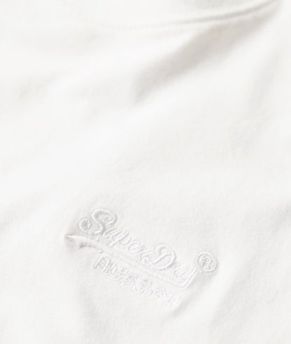 Superdry Essential Logo Embroidered T-Shirt Optic