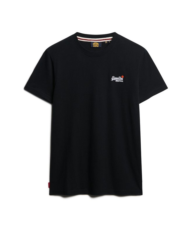 Superdry Essential Logo Embroidered T-Shirt Black/White
