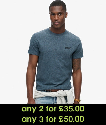 Superdry Essential Logo Embroidered T-Shirt Scorched Teal Grit*