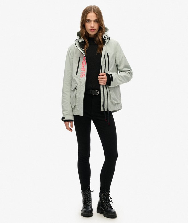 Superdry Hood Ultimate Tech Windbreaker Puritan Grey