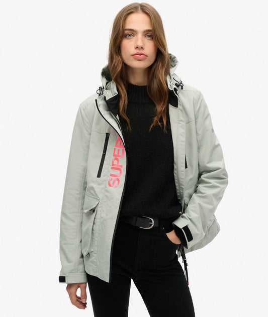 Superdry Hood Ultimate Tech Windbreaker Puritan Grey