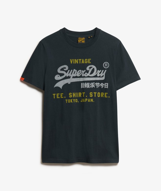 Superdry VL Heritage Relaxed T-Shirt Eclipse Navy