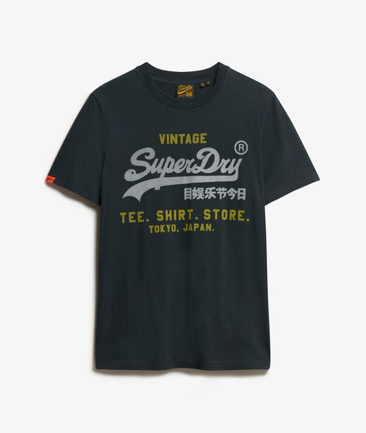 Superdry VL Heritage Relaxed T-Shirt Eclipse Navy