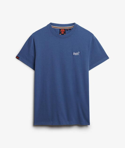 Superdry Essential Logo Embroidered T-Shirt Moonlight Blue