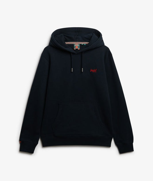 Superdry Essential Logo Hoodie Eclipse Navy/Red