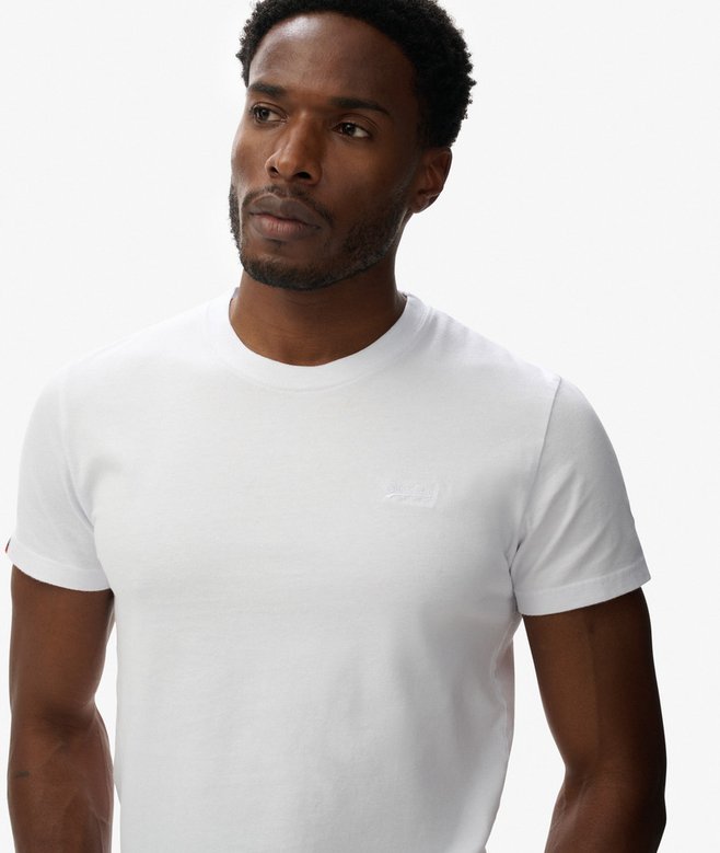 Superdry Essential Logo Embroidered T-Shirt Optic