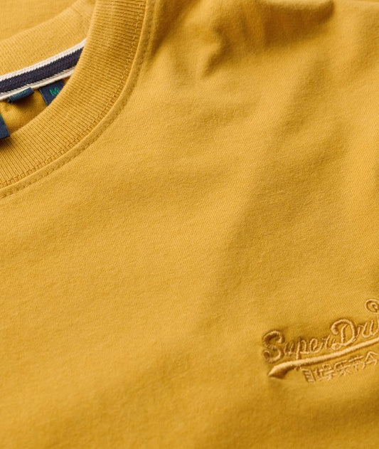 Superdry Essential Logo Embroidered T-Shirt Winter Gold*