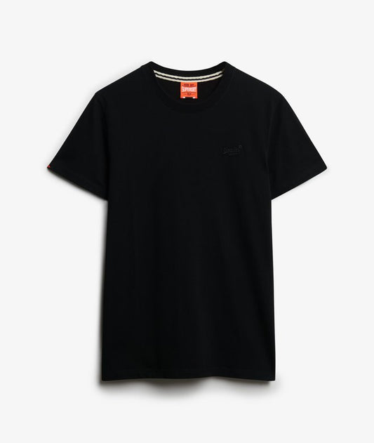 Superdry Essential Logo Embroidered T-Shirt Black/Black*